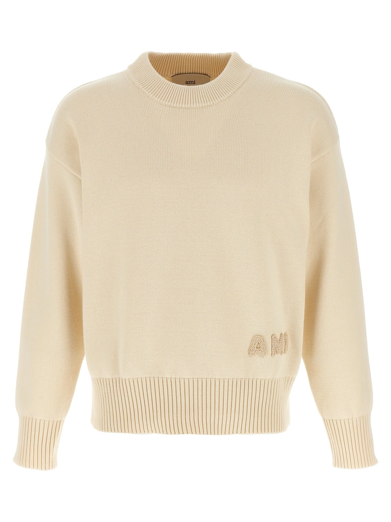 AMI Paris Ami Maglioni Beige-Uomo